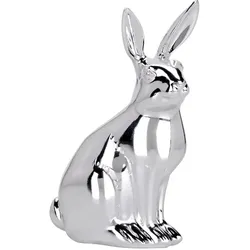 Frau Schmidt Deko-Hase S silber