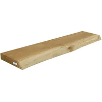 Holz4home® Wandregal 80 x 0 x 0 cm Eiche