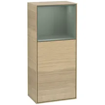 Villeroy & Boch Finion Seitenschrank G51, G510GMPC 41,8x93,6cm, rechts, Emotion, Regal oben Olive Matt, Oak Veneer