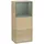 Villeroy & Boch Finion Seitenschrank G51, G510GMPC 41,8x93,6cm, rechts, Emotion, Regal oben Olive Matt, Oak Veneer