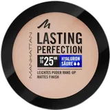 Manhattan Lasting Perfection Compact Make-up, Puder Make-up mit hoher Deckkraft für ein natürliches, mattes Finish, Fb. 004 Rose Ivory, 7 g