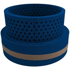 zaun|zu® Sichtschutzstreifen 255 x 19 cm Blau Kunststoff 2 St.