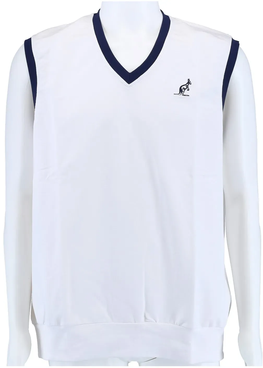 Australian Tennis-Pullunder Club V-Neck weiss Herren