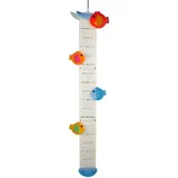 Niermann Standby Niermann - Verspielte Messlatte Aus Holz, Made In Germany, 70-150cm, Design Fische