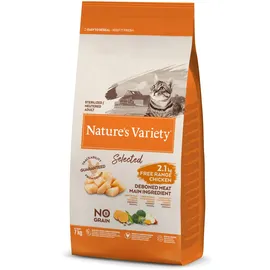 Nature’s Variety 7kg Selected Sterilised Freilandhuhn Katzentrockenfutter