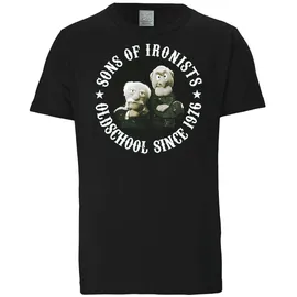 LOGOSHIRT Muppets - Waldorf & Statler - Sons Of Ironists schwarz XXL