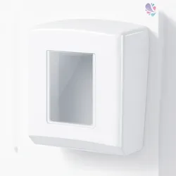 Blanc HYGIENIC Falthandtuchspender Midi aus ABS, weiß, Kapazität für 500 Faltpapiere