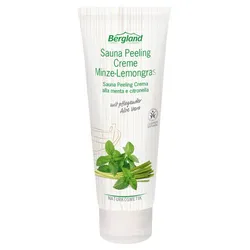 SAUNA PEELING Creme Minze-Lemongras 100 ml