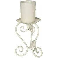 Ambiente Haus Kerzenständer antikweiss 20cm in antikweiss - Gr.: onesize