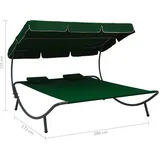 Sonnenliege Kissen Doppelliege Gartenliege Relaxliege Sonnendach Liege 9 Farbe