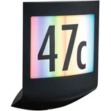 Paulmann Außenwandleuchte Kunststoff 198x71mm 1 Stk. RGBW 8,2W 550lm IP44 Dämmerungssensor anthrazit