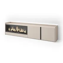 SKRAUT HOME Lowboard 212x50 cm Beige Holzwerkstoff