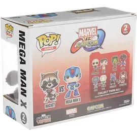 Funko Pop! Marvel vs. Capcom: Rocket vs. Mega Man X Vinyl Bobble-Head 2er Pack