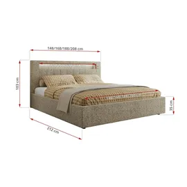 MKS Gold 5 Classic 180 x 200 cm Dunkelbeige