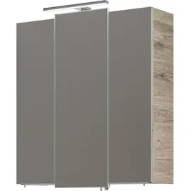 Saphir Spiegelschrank 13 I 68 cm sanremo eiche terra quer nachbildung