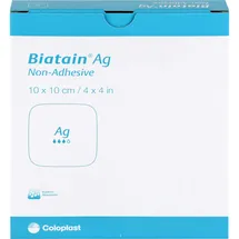Bios Medical Services GmbH Biatain Ag Schaumverband 10x10cm nicht haftend