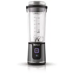 Ninja Blast 2 Go tragbarer kabelloser Mixer Schwarz Smoothiemaker Proteinshake