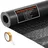 Vevor Garagenbodenmatte, 2280x5200 mm Antirutschmatte, Meterware, 2,2 mm dicke PVC-Noppenmatte, Bodenschutzmatte mit doppelseitigem Klebeband, für Lager, Fitnessstudios, Anhänger, Schwarz