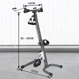 Ultrasport 3in1 Heimtrainer, Vitaltrainer Kraft-Beintrainer ideal für Senioren, gelenkschonend