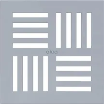alcadrain Design Rost 143×143 mm Grau für Bodenablauf