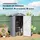 Outsunny Gerätehaus 1,1 m2 1,02 x 1,33 m Dunkelgrau