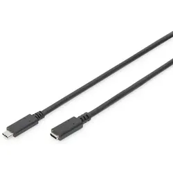 DIGITUS USB Type-CTM Gen2 Verlängerungskabel, Type-CTM to C 0,7m