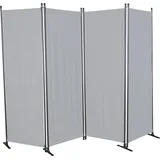 Angerer Paravent 4-tlg. hellgrau