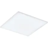 EGLO LED Deckenleuchte Turcona-B, Deckenlampe, Panel aus Metall und einer Kunststoff Leuchtfläche in Weiß, Küchenlampe, Flurlampe Decke, Wohnzimmerlampe warmweiß, L x B 43,7 cm