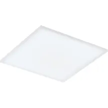 EGLO LED Deckenleuchte Turcona-B, Deckenlampe, Panel aus Metall und einer Kunststoff Leuchtfläche in Weiß, Küchenlampe, Flurlampe Decke, Wohnzimmerlampe warmweiß, L x B 43,7 cm