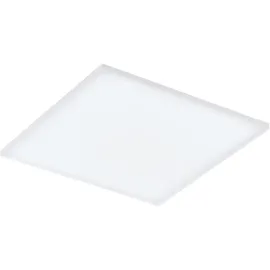 EGLO LED Deckenleuchte Turcona-B, Deckenlampe, Panel aus Metall und einer Kunststoff Leuchtfläche in Weiß, Küchenlampe, Flurlampe Decke, Wohnzimmerlampe warmweiß, L x B 43,7 cm
