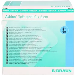 B. Braun Melsungen ASKINA Soft Wundverband 5x9 cm steril Pflaster 50 ct 