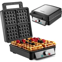 Steinborg XXL 4er Waffeleisen Weiß