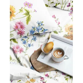 IRISETTE Wave 8698 Floral Mehrfarbig 155 x 220 cm + 2 x 80 x 80 cm
