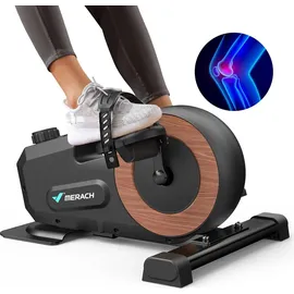 Merach Mini Pedaltrainer – 8-Stufen Magnetwiderstand, leise <5 dB, LCD-Display & Anti-Rutsch-Basis, bis 100 kg, vormontiert,