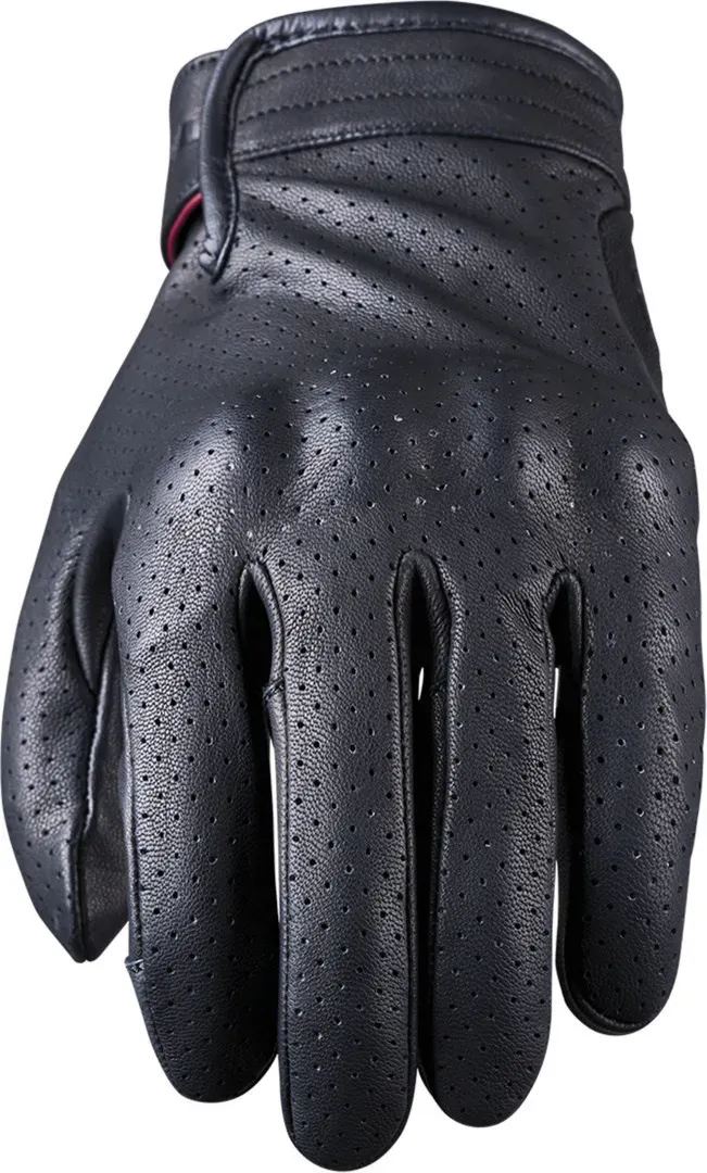 Five Mustang Evo Damen Perforierte Motorradhandschuhe, schwarz, Größe XL