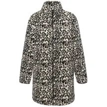 LASCANA Fleecejacke Damen leo-beige Gr.40/42