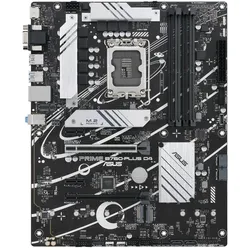 ASUS PRIME B760-PLUS D4 Gaming Mainboard Sockel Intel LGA 1700 ATX DDR4 PCIe 5.0 PCIe 4.0 M.2