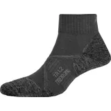 P.A.C. TR 1.2 Trekking Merino Short Cool Herren Socken 2 Paar Schwarz/Grau 44