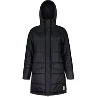 maloja Wintermantel FossanM Urban Puffer Coat (PrimaLoft® BIO133, winddicht) schwarz Damen schwarz M