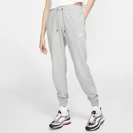 Nike Essential Fleece Jogginghose grau/weiß M