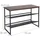 Relaxdays Schuhregal 77 x 52,5 x 30 cm schwarz/braun / industrial