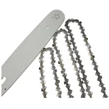 Fritz Krug Ersatzkette Set 3 Stück Profi C Sägeketten 3/8 1.6 mm 66 TG + Führungsschiene Typ