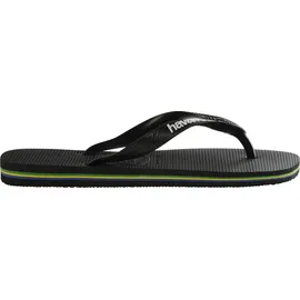 havaianas Brasil Logo Schwarz 39