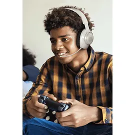 JBL Quantum 360P WL White/Blue, Over-ear Gaming Headset Bluetooth Weiß/Blau