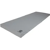 Jeflex Weichbodenmatte Turnmatte klappbar 200 x 70 x 8 cm GRAU/SCHWARZ Weichbodenmatte, 200cm x 70cm x 8cm, Made in Germany grau