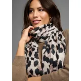 LAURA SCOTT Modetuch, mit trendigem Leopard-Alloverdruck - NEW braun