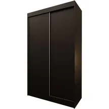 masseno Schwebetürenschrank SOFIA 120 x 216 x 61 cm Schwarz