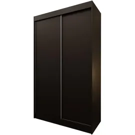 masseno Schwebetürenschrank SOFIA 120 x 216 x 61 cm Schwarz