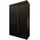 masseno Schwebetürenschrank SOFIA 120 x 216 x 61 cm Schwarz