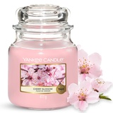 Yankee Candle Cherry Blossom mittelgroße Kerze 411 g